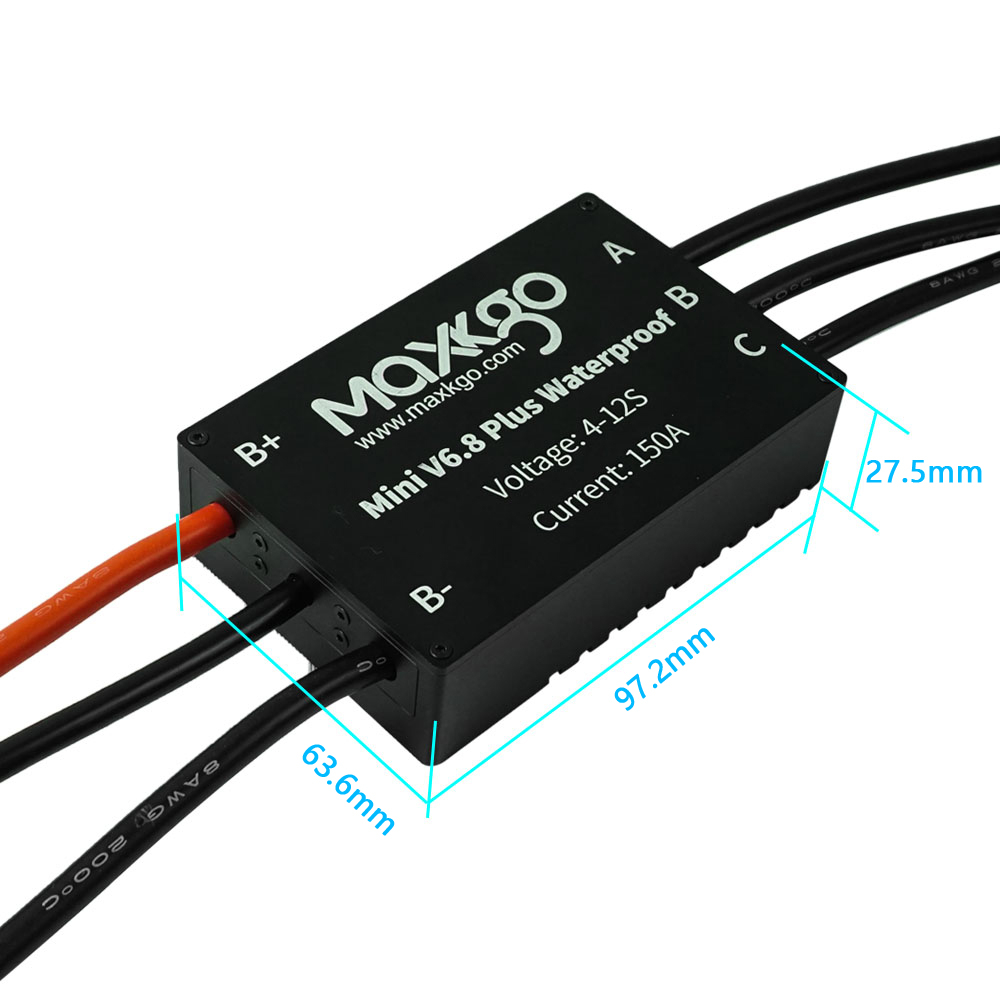 MAXKGO Mini FSESC6.8 ESC 60V 1 - Efoil Remote Control Waterproof 评论和价格