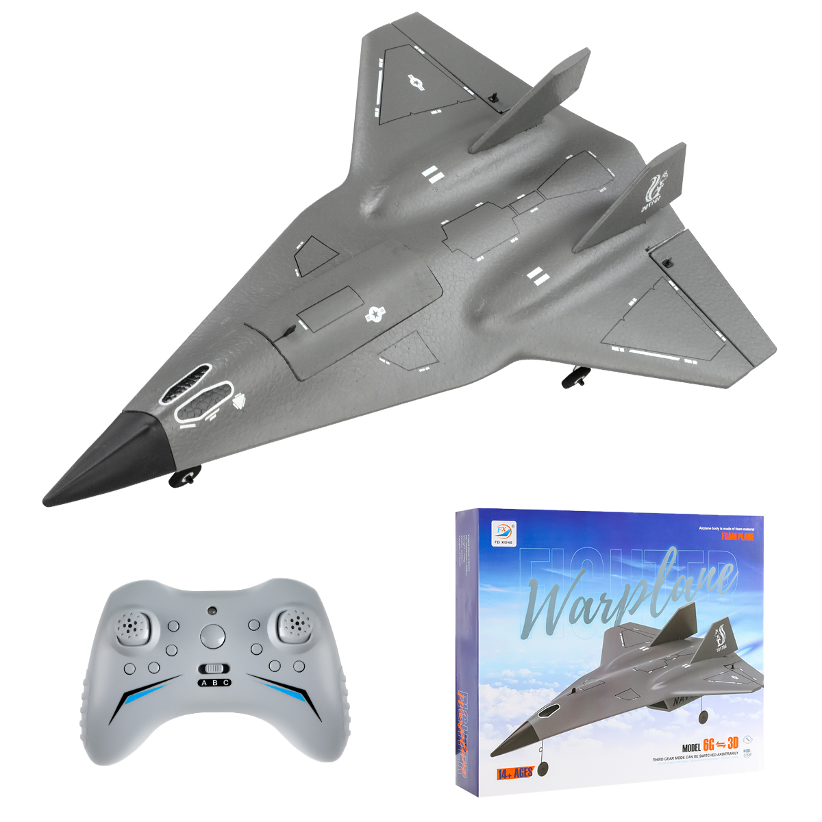 FX9672 RC Plane 4CH 2.4G Wirel - Electric Jet Board Motor 评论和价格