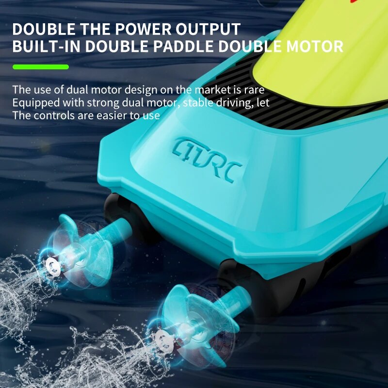 2.4G Mini RC Boat 10km/h High  - Electric Jet Board Motor 评论和价格