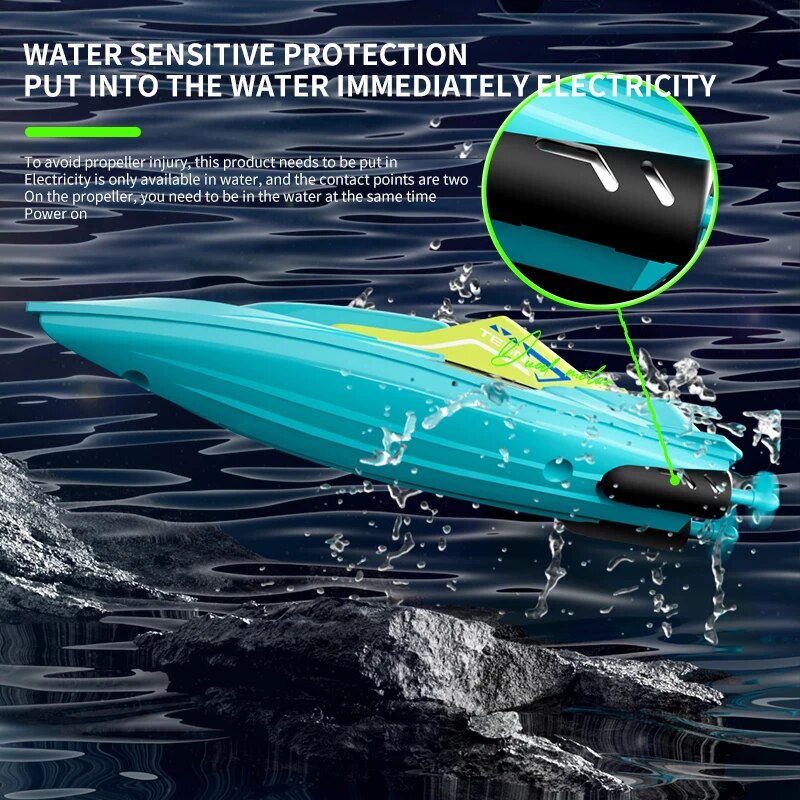 2.4G Mini RC Boat 10km/h High  - Electric Jet Board Motor 评论和价格